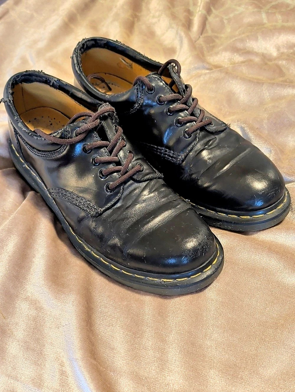 Dr. Martens 1461 Leather Lace-Up Shoes Black US 11
